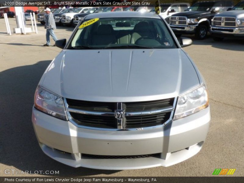 Bright Silver Metallic / Dark Slate Gray/Light Slate Gray 2008 Dodge Avenger SXT