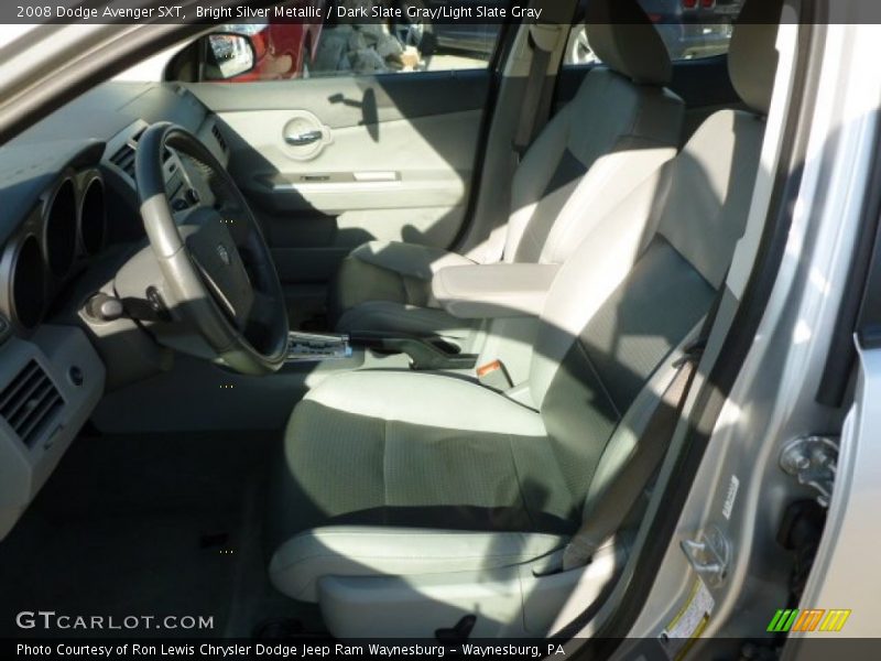 Bright Silver Metallic / Dark Slate Gray/Light Slate Gray 2008 Dodge Avenger SXT