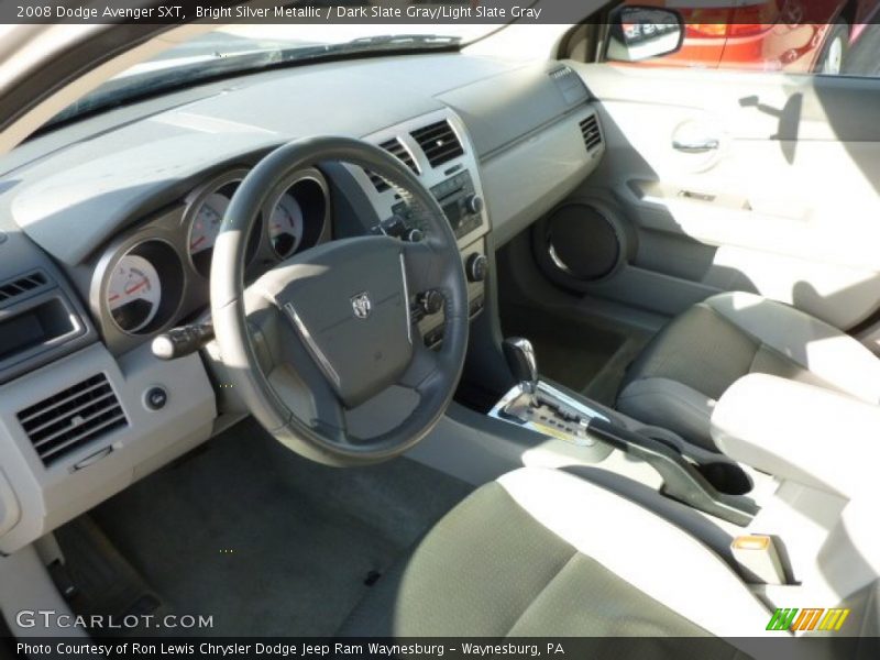 Bright Silver Metallic / Dark Slate Gray/Light Slate Gray 2008 Dodge Avenger SXT