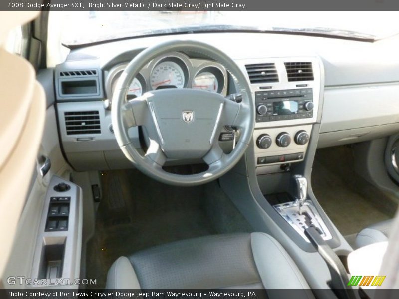 Bright Silver Metallic / Dark Slate Gray/Light Slate Gray 2008 Dodge Avenger SXT
