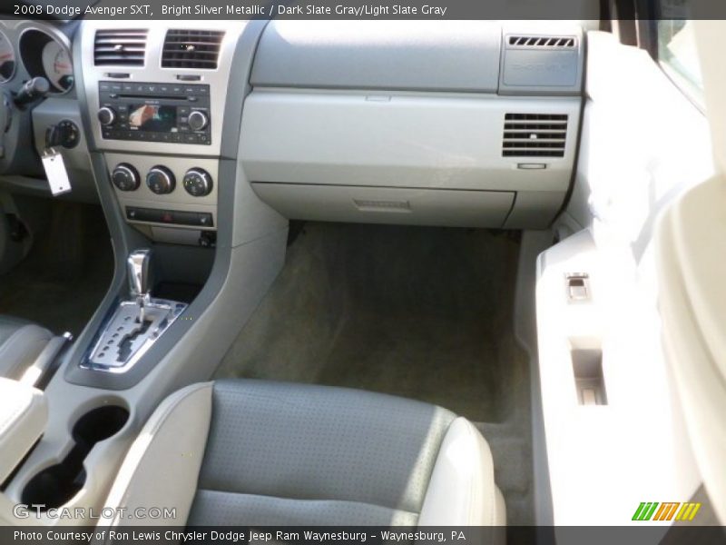 Bright Silver Metallic / Dark Slate Gray/Light Slate Gray 2008 Dodge Avenger SXT