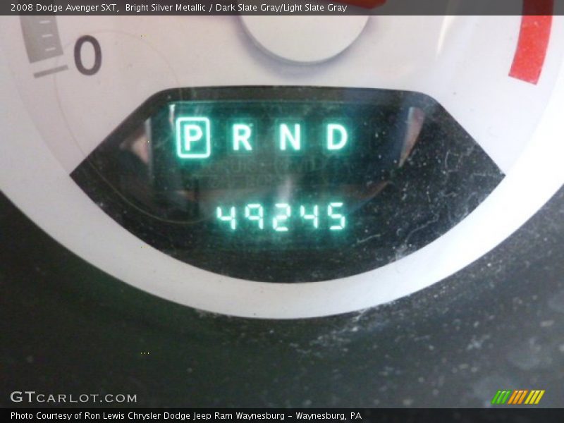 Bright Silver Metallic / Dark Slate Gray/Light Slate Gray 2008 Dodge Avenger SXT