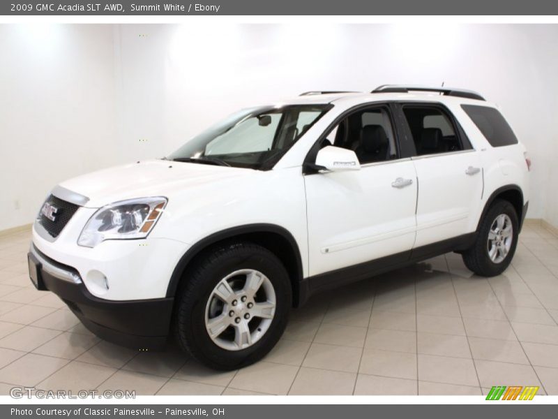 Summit White / Ebony 2009 GMC Acadia SLT AWD