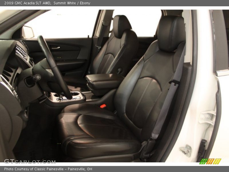 Summit White / Ebony 2009 GMC Acadia SLT AWD