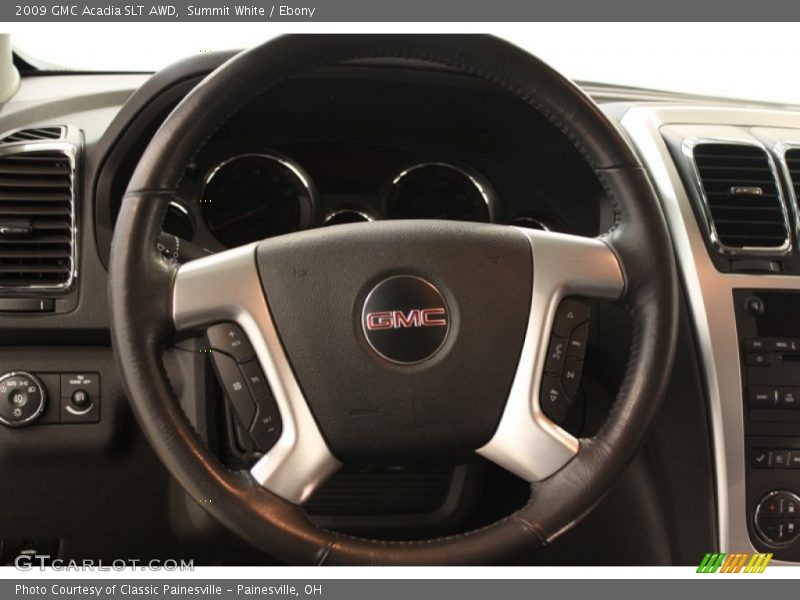 Summit White / Ebony 2009 GMC Acadia SLT AWD