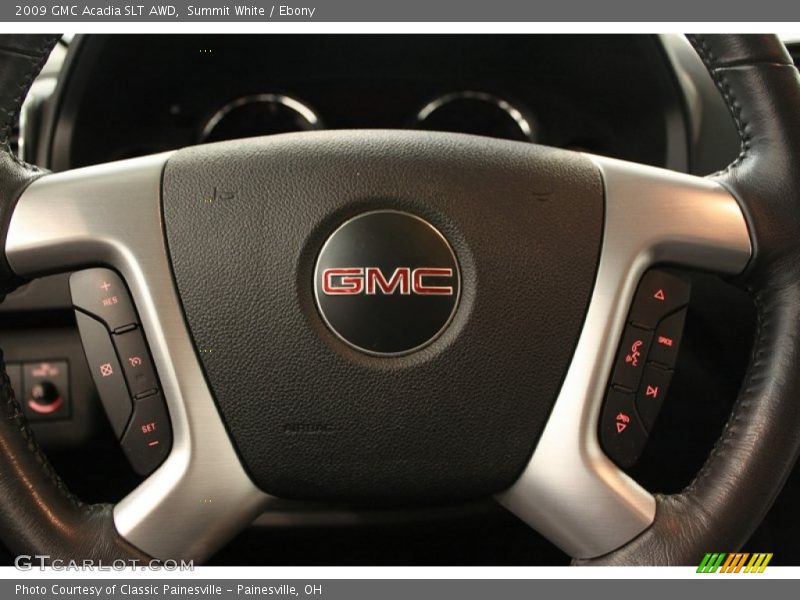 Summit White / Ebony 2009 GMC Acadia SLT AWD