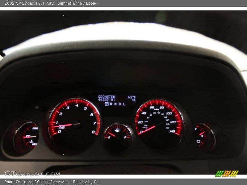 Summit White / Ebony 2009 GMC Acadia SLT AWD