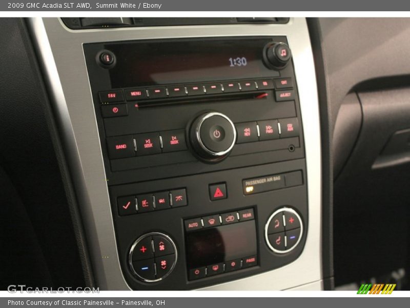 Summit White / Ebony 2009 GMC Acadia SLT AWD