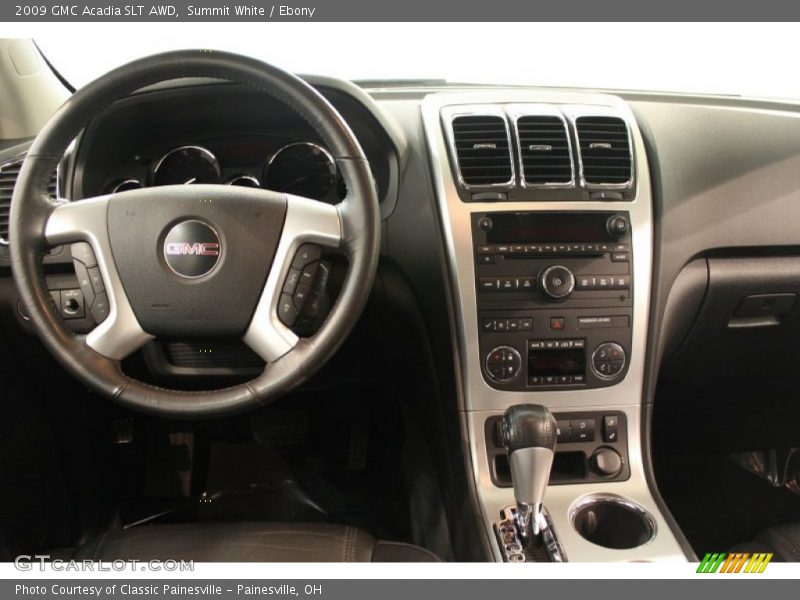 Summit White / Ebony 2009 GMC Acadia SLT AWD