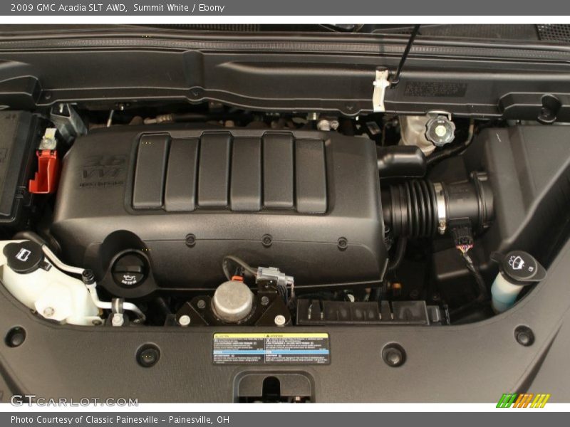 Summit White / Ebony 2009 GMC Acadia SLT AWD