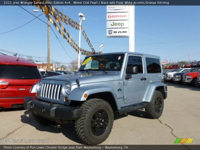 Front 3/4 View of 2012 Wrangler Sahara Arctic Edition 4x4