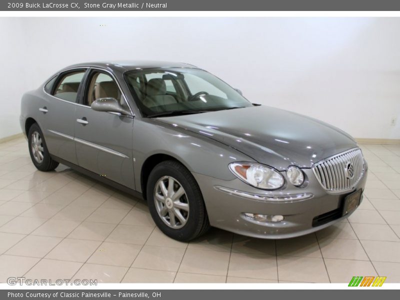 Stone Gray Metallic / Neutral 2009 Buick LaCrosse CX