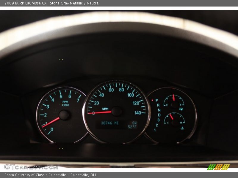 Stone Gray Metallic / Neutral 2009 Buick LaCrosse CX