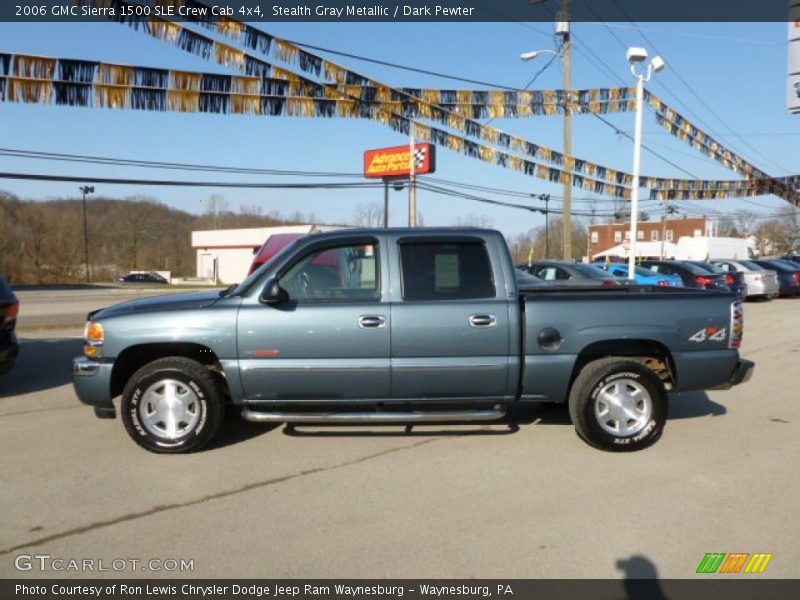Stealth Gray Metallic / Dark Pewter 2006 GMC Sierra 1500 SLE Crew Cab 4x4