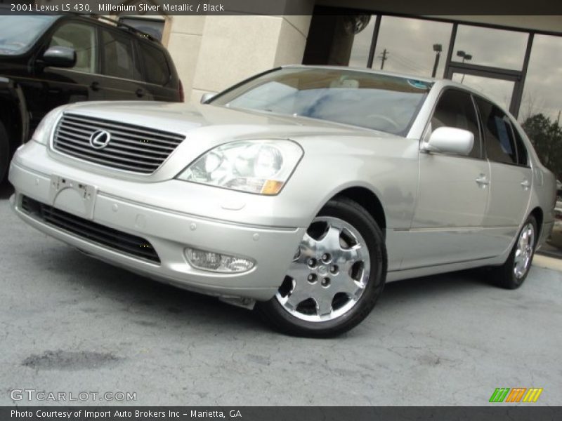 Millenium Silver Metallic / Black 2001 Lexus LS 430