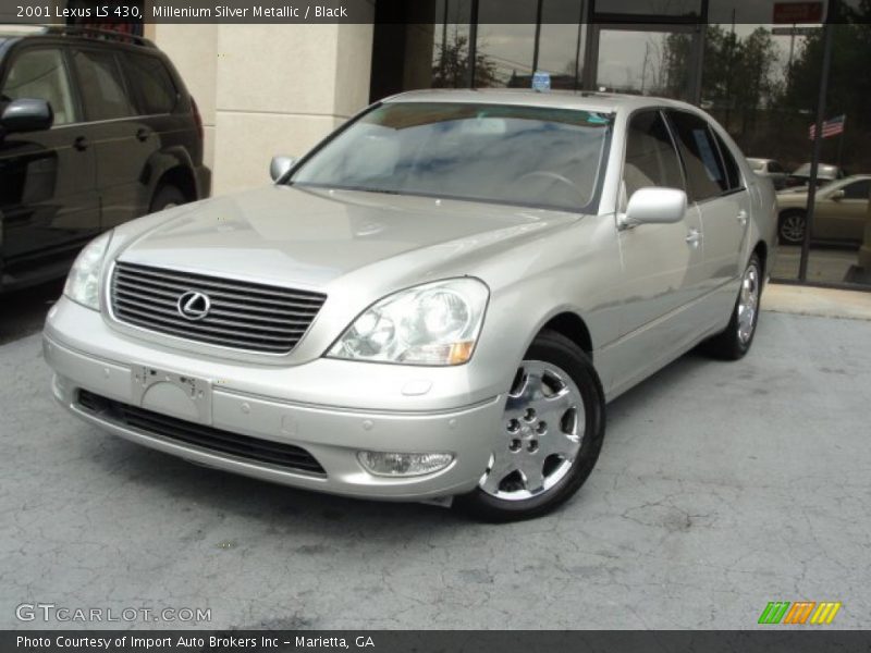 Millenium Silver Metallic / Black 2001 Lexus LS 430