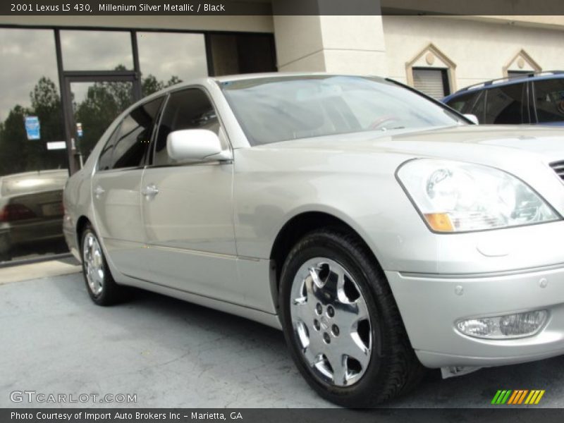 Millenium Silver Metallic / Black 2001 Lexus LS 430