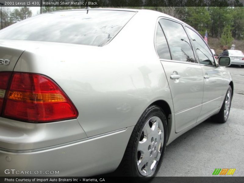 Millenium Silver Metallic / Black 2001 Lexus LS 430