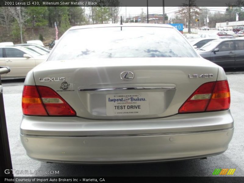 Millenium Silver Metallic / Black 2001 Lexus LS 430