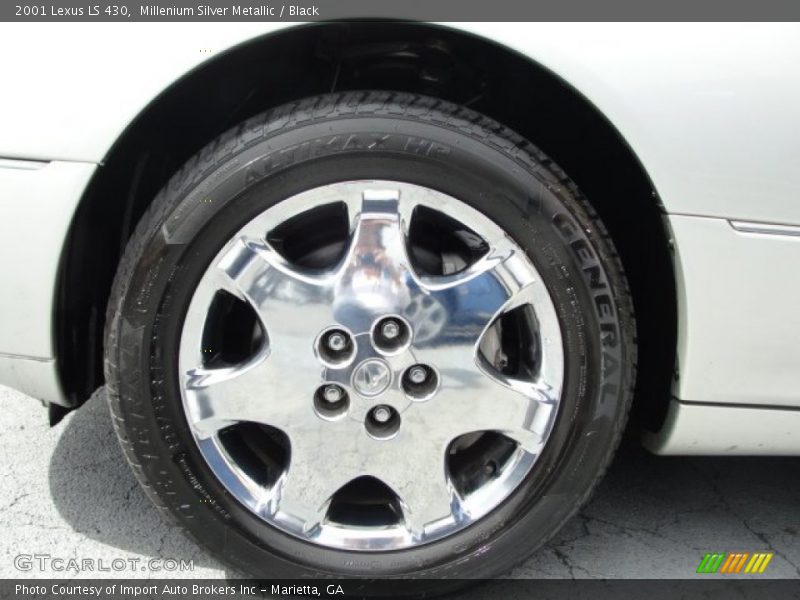 Millenium Silver Metallic / Black 2001 Lexus LS 430