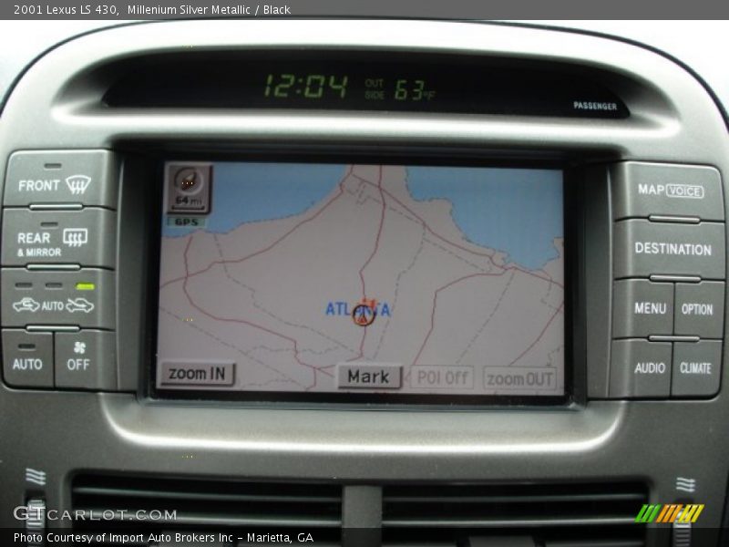 Millenium Silver Metallic / Black 2001 Lexus LS 430