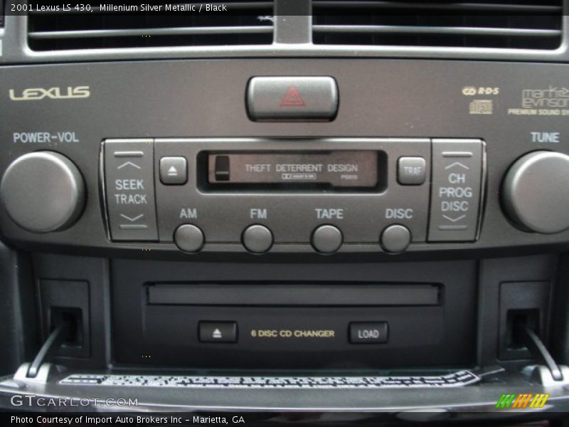 Millenium Silver Metallic / Black 2001 Lexus LS 430