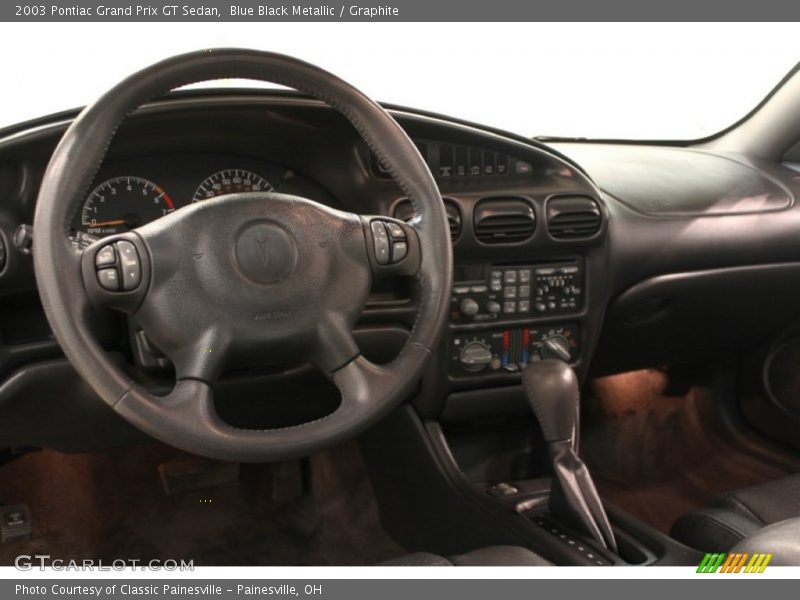 Blue Black Metallic / Graphite 2003 Pontiac Grand Prix GT Sedan