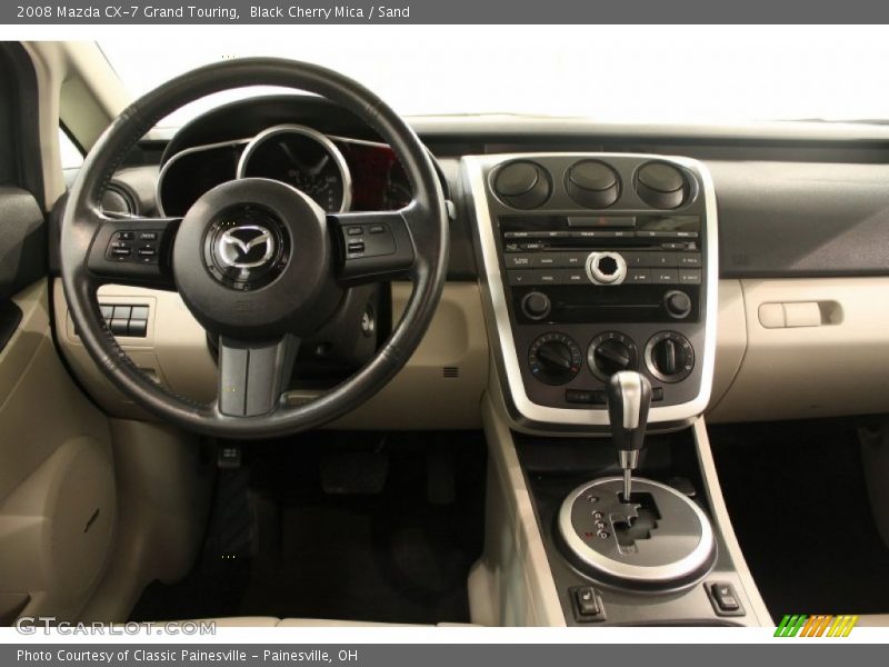 Black Cherry Mica / Sand 2008 Mazda CX-7 Grand Touring