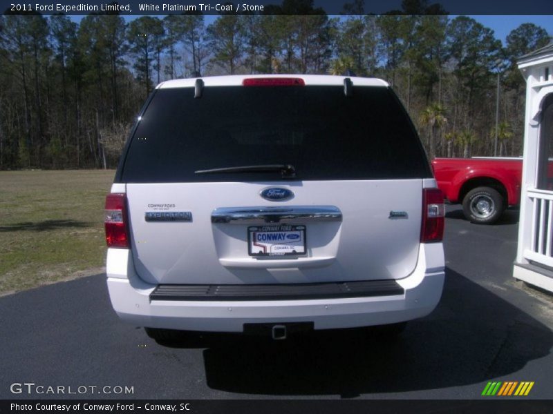 White Platinum Tri-Coat / Stone 2011 Ford Expedition Limited