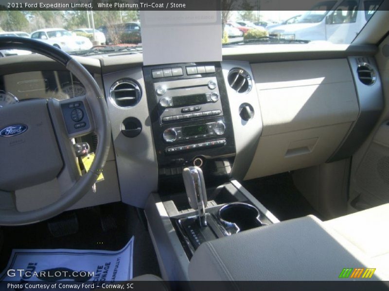 White Platinum Tri-Coat / Stone 2011 Ford Expedition Limited
