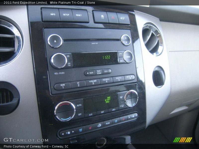 White Platinum Tri-Coat / Stone 2011 Ford Expedition Limited