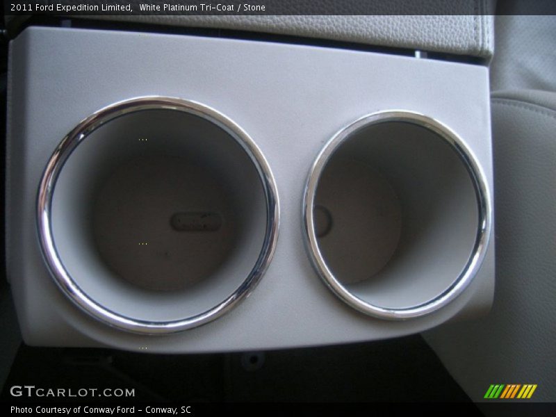 White Platinum Tri-Coat / Stone 2011 Ford Expedition Limited