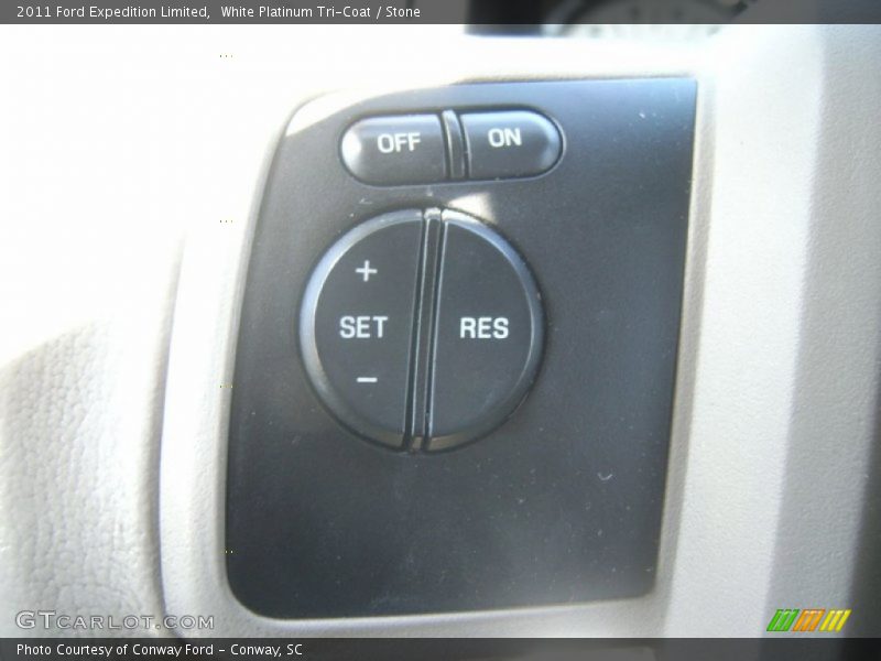 White Platinum Tri-Coat / Stone 2011 Ford Expedition Limited