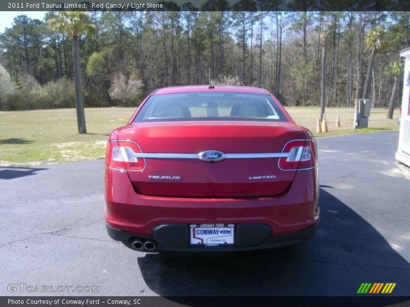 Red Candy / Light Stone 2011 Ford Taurus Limited