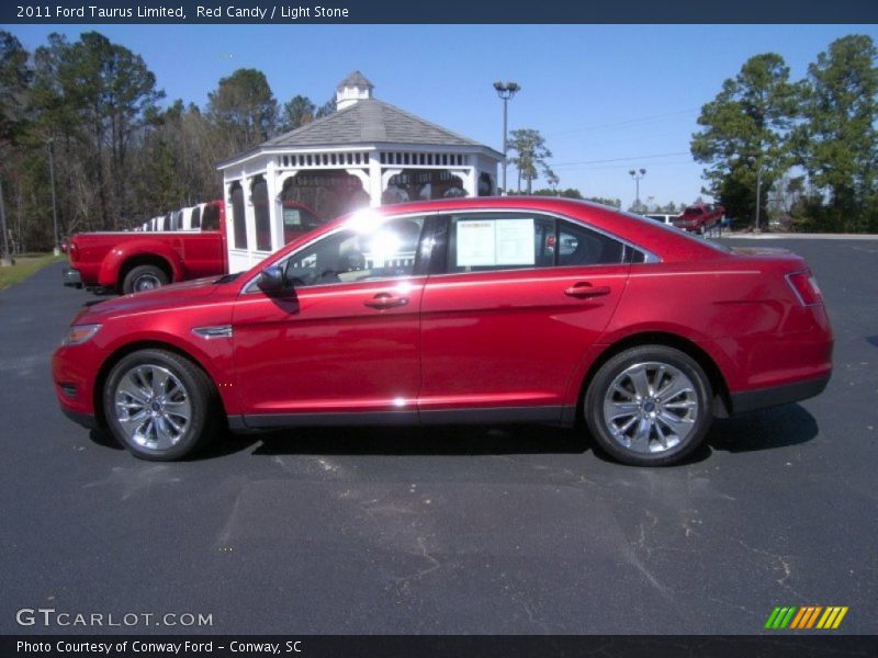 Red Candy / Light Stone 2011 Ford Taurus Limited