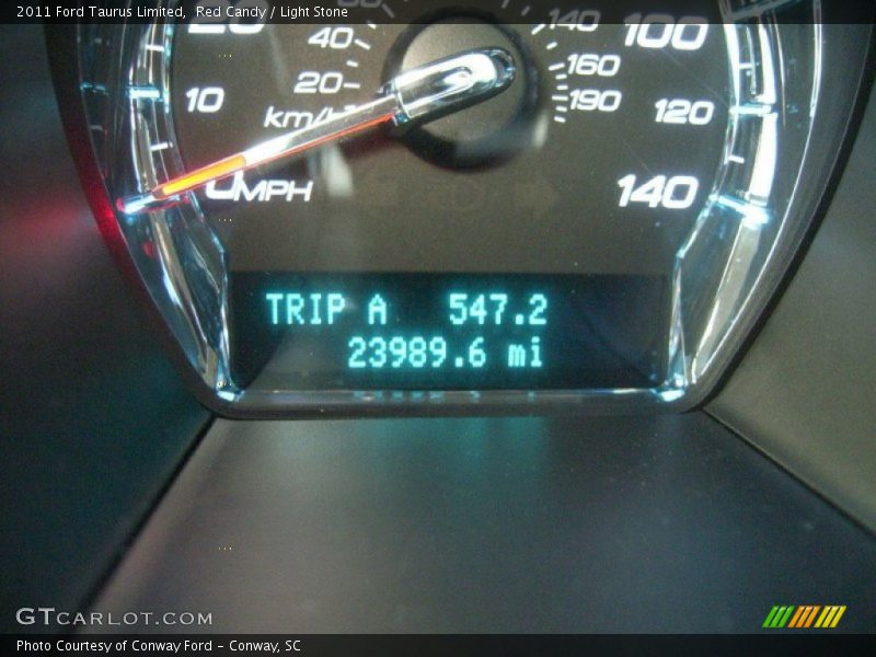 Red Candy / Light Stone 2011 Ford Taurus Limited