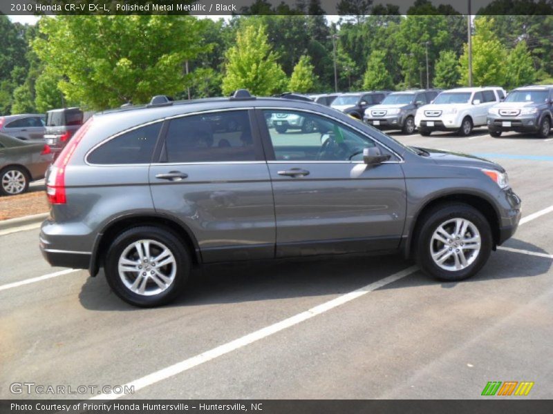 Polished Metal Metallic / Black 2010 Honda CR-V EX-L