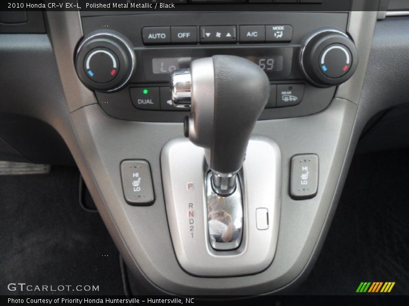 Polished Metal Metallic / Black 2010 Honda CR-V EX-L