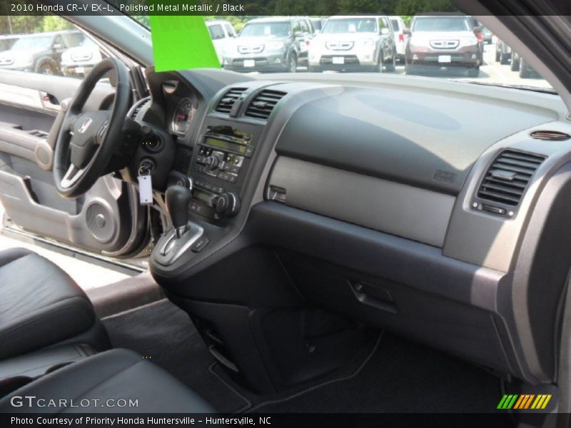Polished Metal Metallic / Black 2010 Honda CR-V EX-L