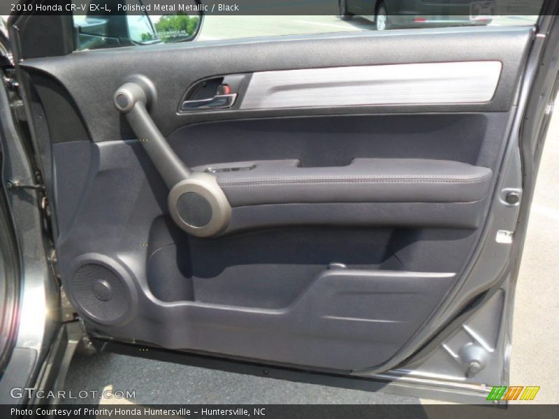 Polished Metal Metallic / Black 2010 Honda CR-V EX-L
