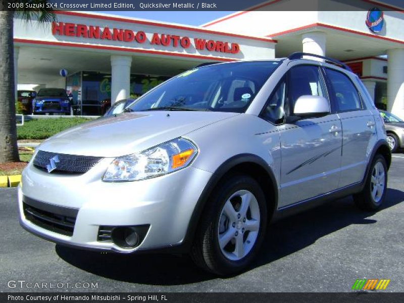 Quicksilver Metallic / Black 2008 Suzuki SX4 Crossover Limited Edition
