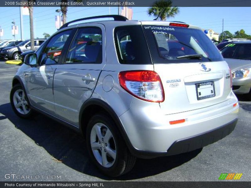 Quicksilver Metallic / Black 2008 Suzuki SX4 Crossover Limited Edition