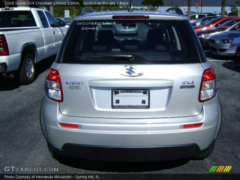 Quicksilver Metallic / Black 2008 Suzuki SX4 Crossover Limited Edition