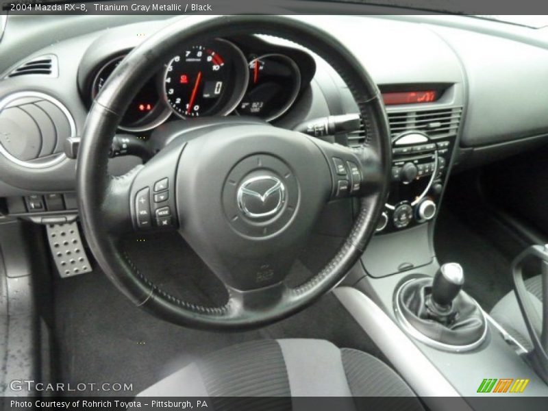 Titanium Gray Metallic / Black 2004 Mazda RX-8