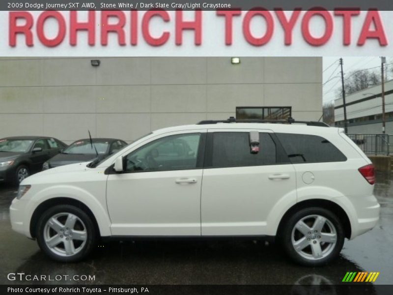 Stone White / Dark Slate Gray/Light Graystone 2009 Dodge Journey SXT AWD