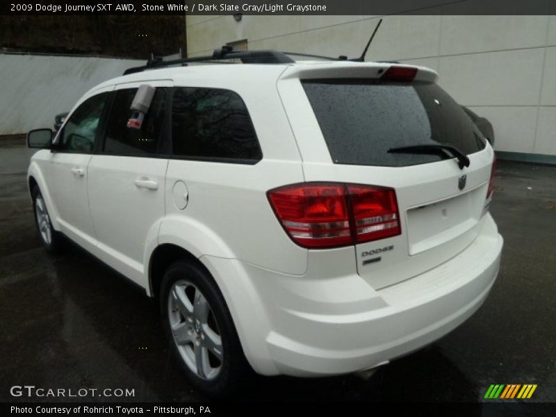 Stone White / Dark Slate Gray/Light Graystone 2009 Dodge Journey SXT AWD