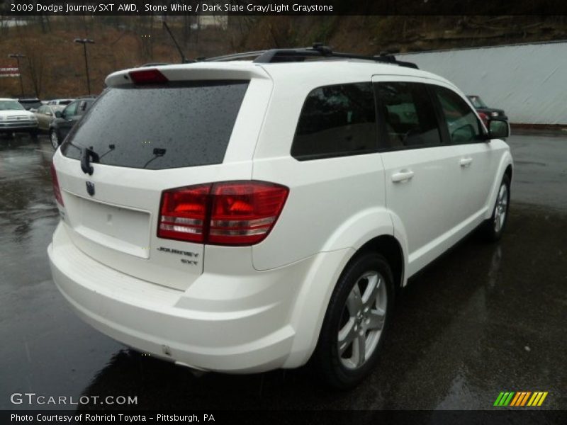 Stone White / Dark Slate Gray/Light Graystone 2009 Dodge Journey SXT AWD