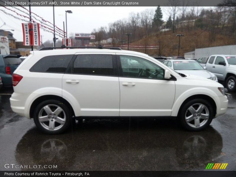 Stone White / Dark Slate Gray/Light Graystone 2009 Dodge Journey SXT AWD