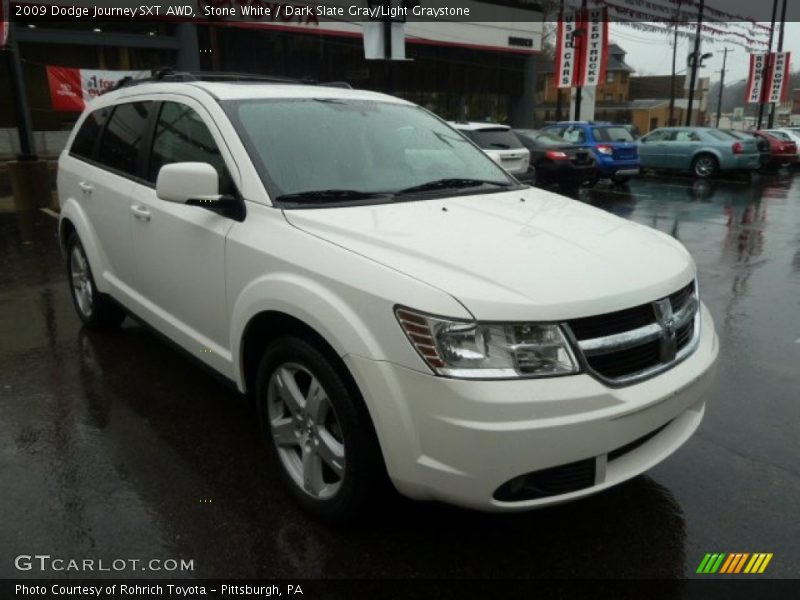 Stone White / Dark Slate Gray/Light Graystone 2009 Dodge Journey SXT AWD