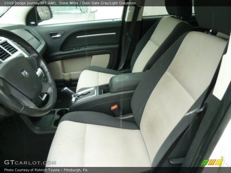 Stone White / Dark Slate Gray/Light Graystone 2009 Dodge Journey SXT AWD